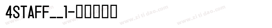  4STAFF__1字体转换